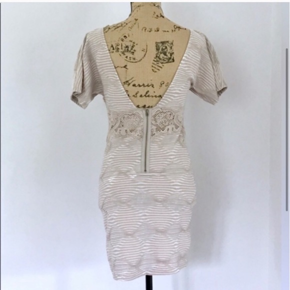 •Free People• crochet inset bodycon dress - Picture 3 of 5